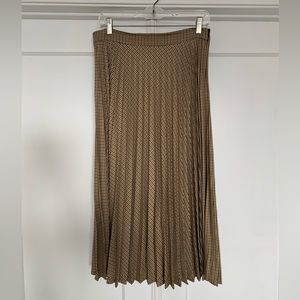 Zara pleated midi skirt